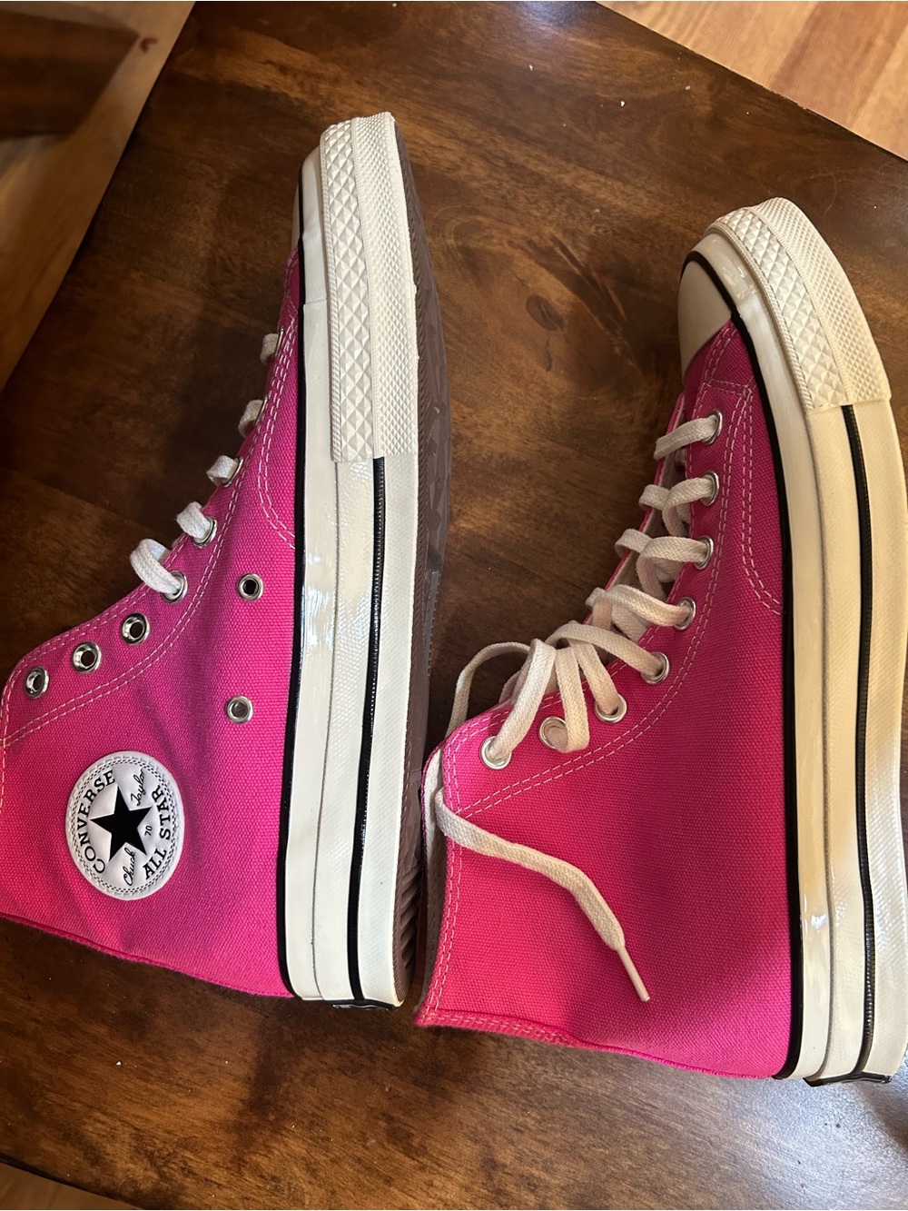 Converse Hot Pink High-Top Sneakers